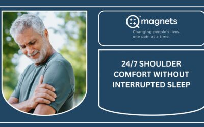Shoulder injury causing grief, helped along with Q Magnets…
