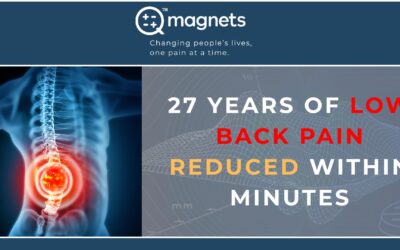 27 Years of Low Back Pain Reduced Within Minutes with Q Magnets