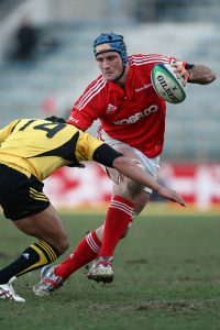 Adam Wallace-Harrison while at the Kobelco Steelers