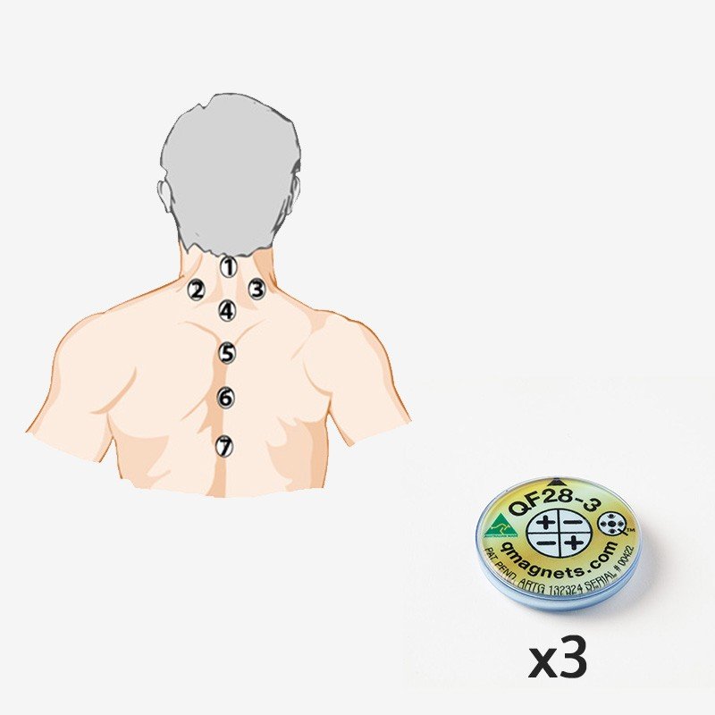 Upper Back Pain Relief Magnetic therapy kit