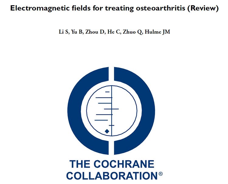 Electromagnetic fields for treating osteoarthritis (Review).