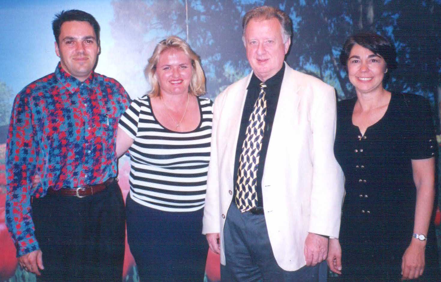 Dr Holcomb, Barbie McCullough, James and Dianne Hermans