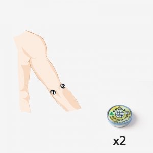 Elbow Pain Relief Magnets - Moderate - QF20-3x2 - Magnetic therapy