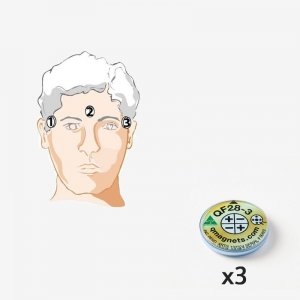 Headache and Migraine Pain Relief Magnets - Severe - QF28-3x2