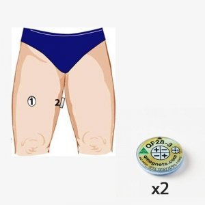 Leg or Thigh Pain Relief Magnets - Severe - QF28-3x2