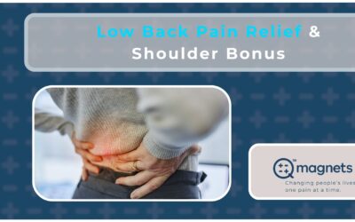 Low back pain relief and hubby’s shoulder bonus