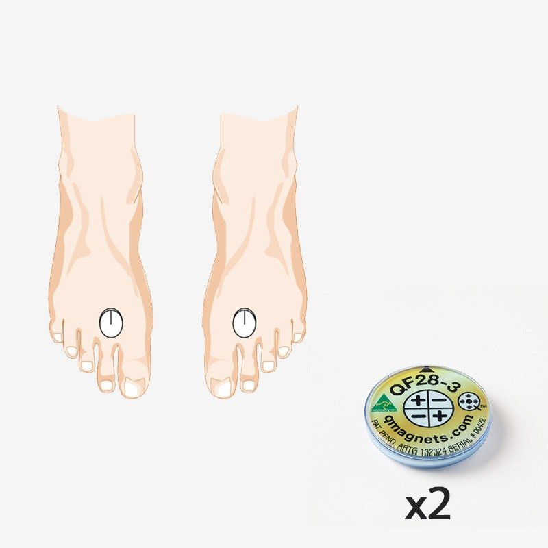 Metatarsal Foor Pain Relief Magnets - Severe - QF28-3x2