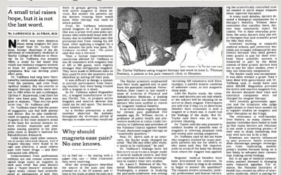 new york times magnetic therapy