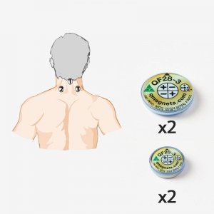 Neck and Shoulder Pain Relief Magnets - Magnetic Therapy Treatment at Home Products