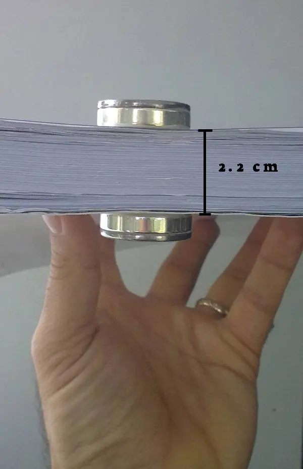 Magnetic field penetration demonstration through material