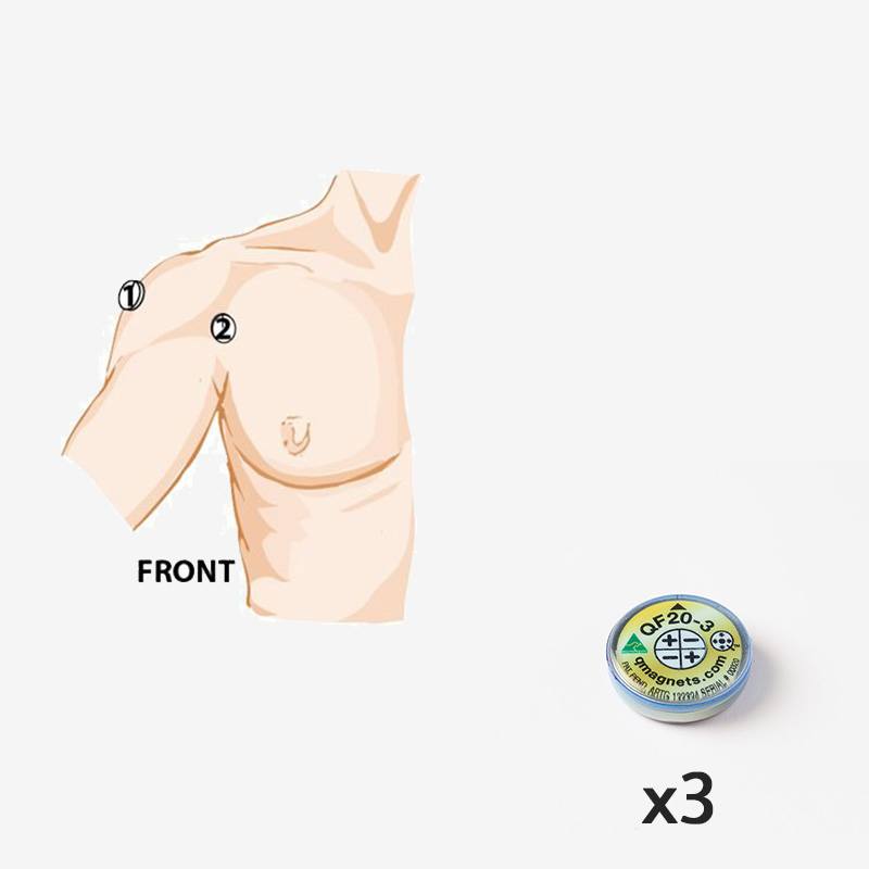 Shoulder Pain Relief Magnets - Mild pain - QF20-3x2 - Magnetic therapy