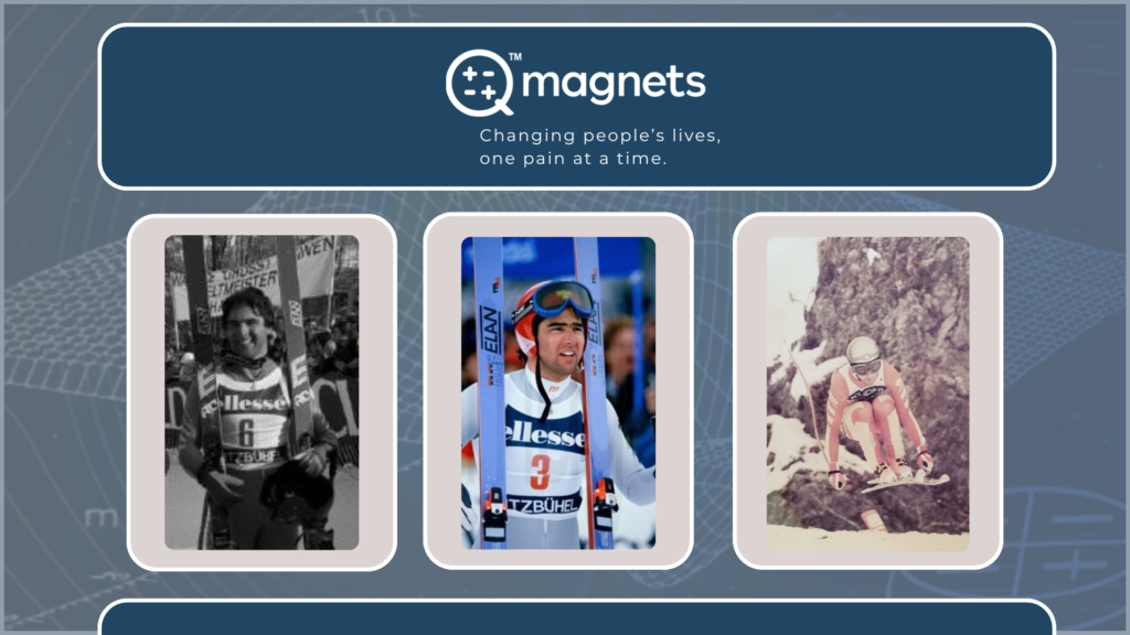 Silvano Meli in action as a world champion downhill skier