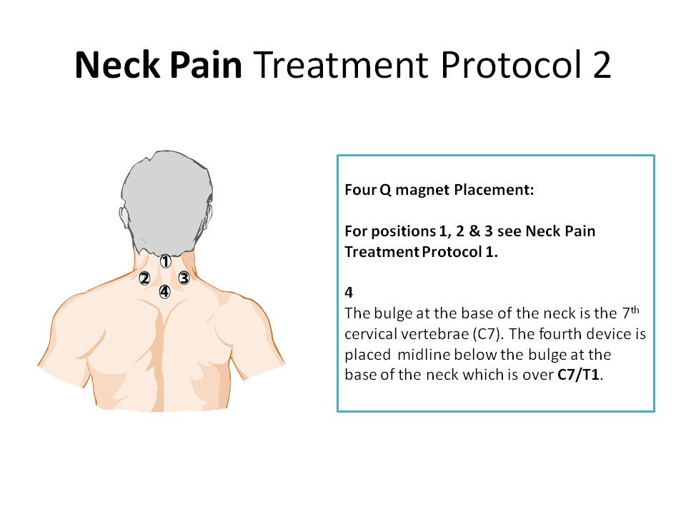 neck pain relief using magnetic therapy