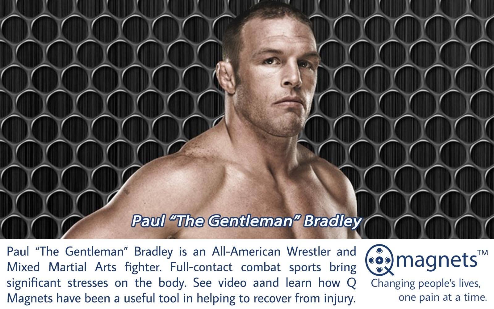 paul bradley mma fighter sports medicine q magnets review ufc boxing